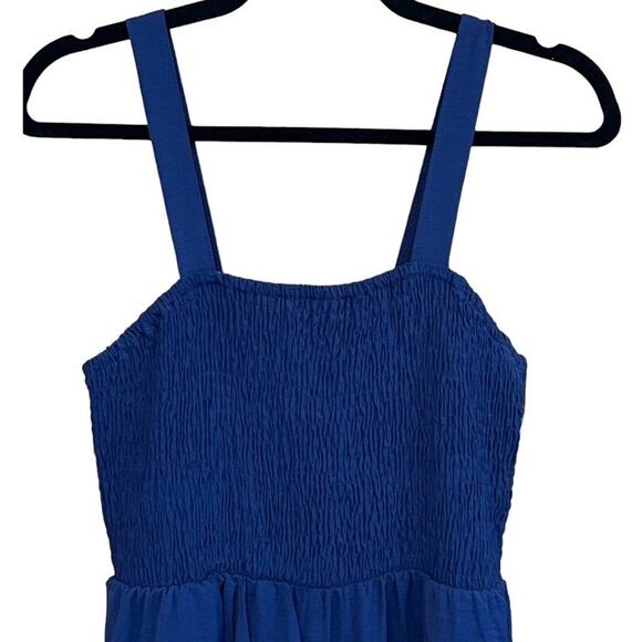 Boho Jumpsuit Navy Blue Large - Picture 2 of 6